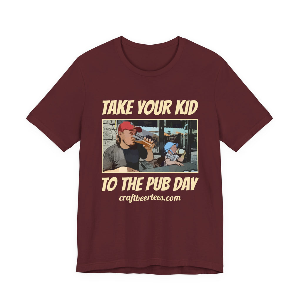 Craft Beer Tees T-Shirt - Kid To The Pub Day