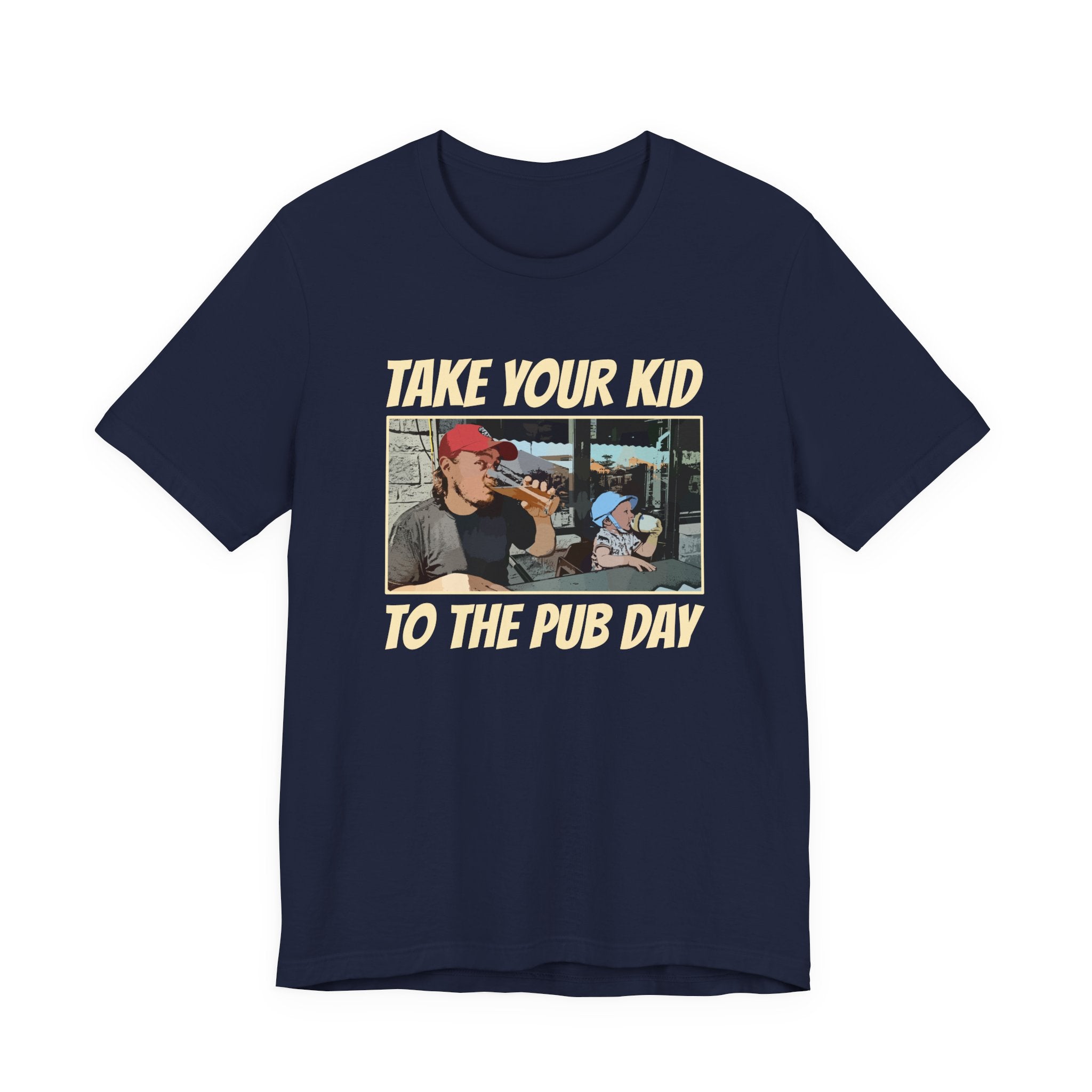 Craft Beer Tees Tshirt - Take Your Kid To The Pub Day 2 Sides