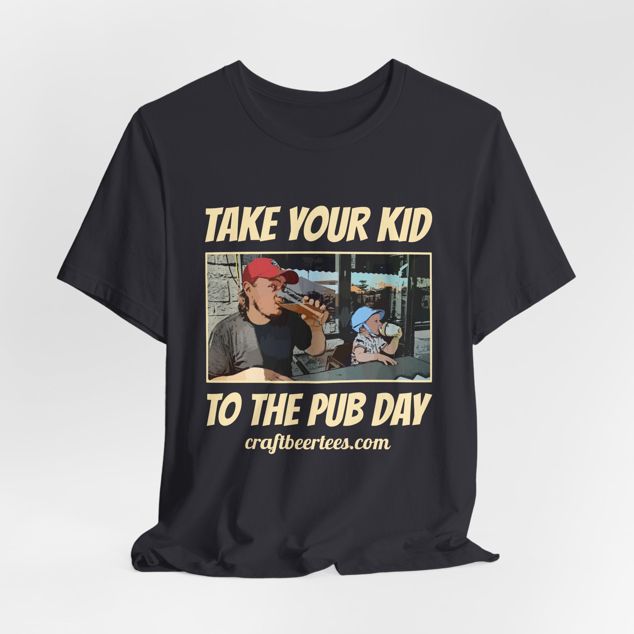 Craft Beer Tees T-Shirt - Kid To The Pub Day