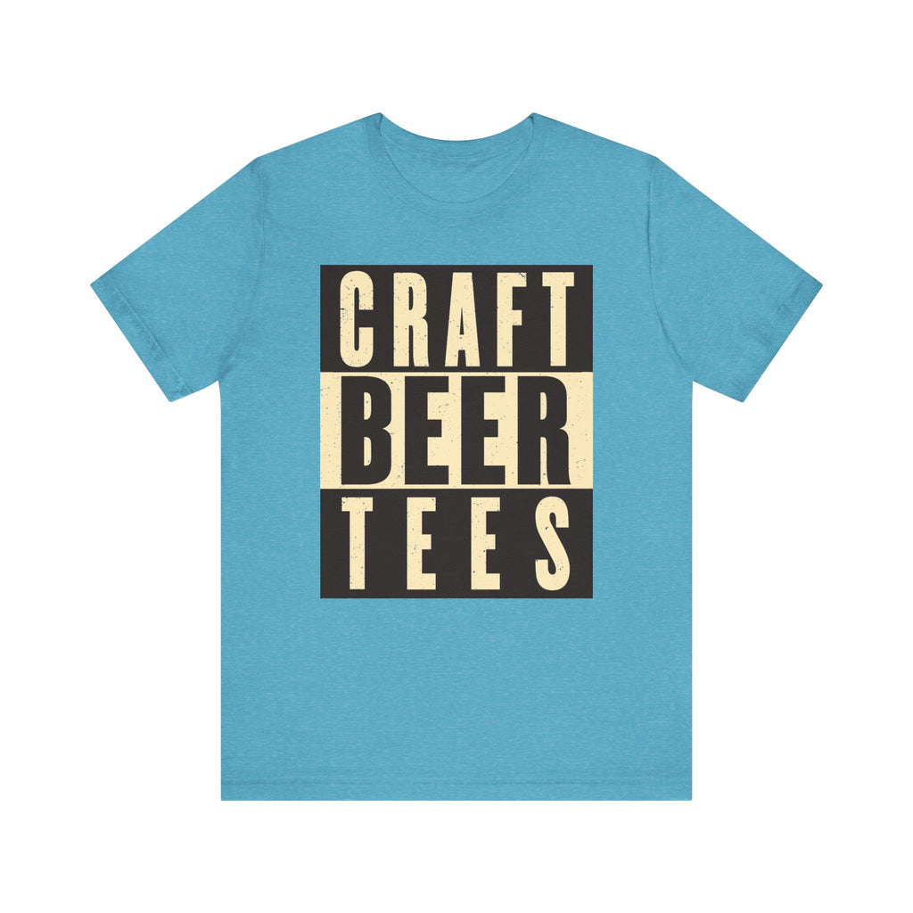 Craft Beer Tees T-Shirt - Retro Block Logo