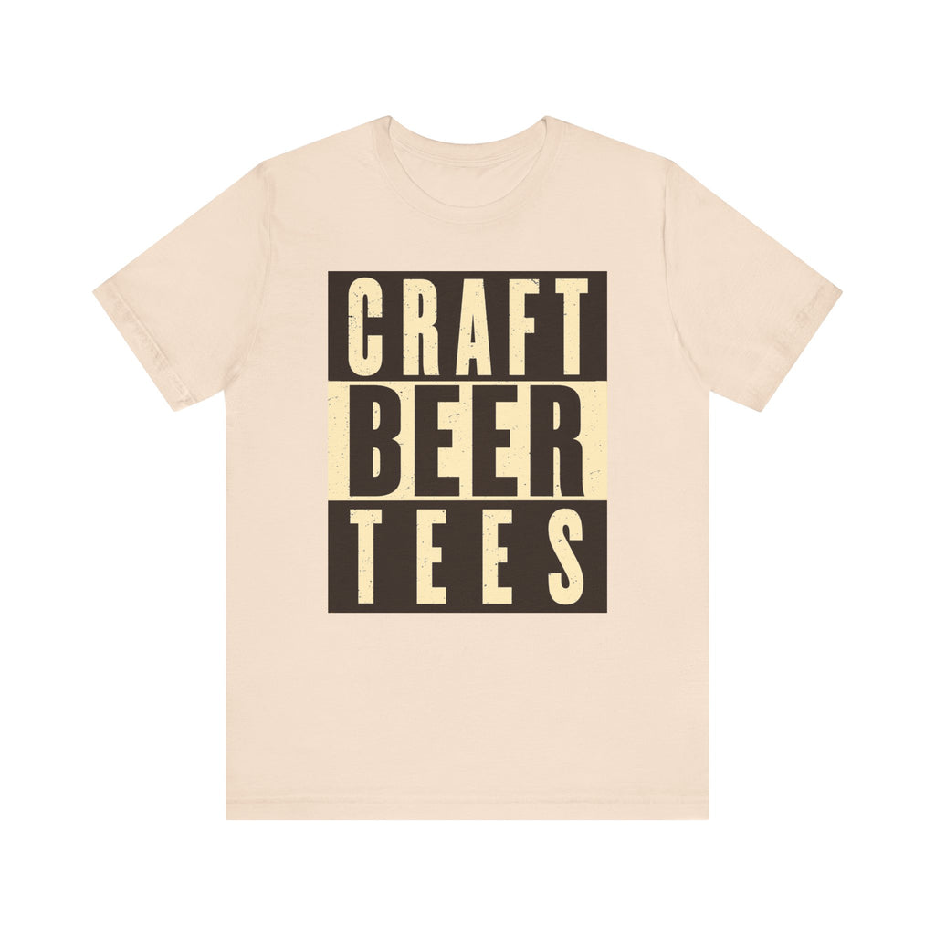 Craft Beer Tees T-Shirt - Retro Block Logo