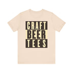 Craft Beer Tees T-Shirt - Retro Block Logo