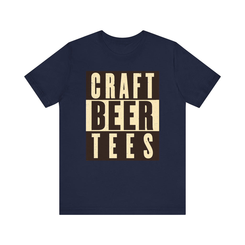 Craft Beer Tees T-Shirt - Retro Block Logo