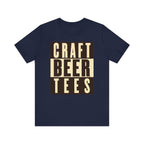 Craft Beer Tees T-Shirt - Retro Block Logo