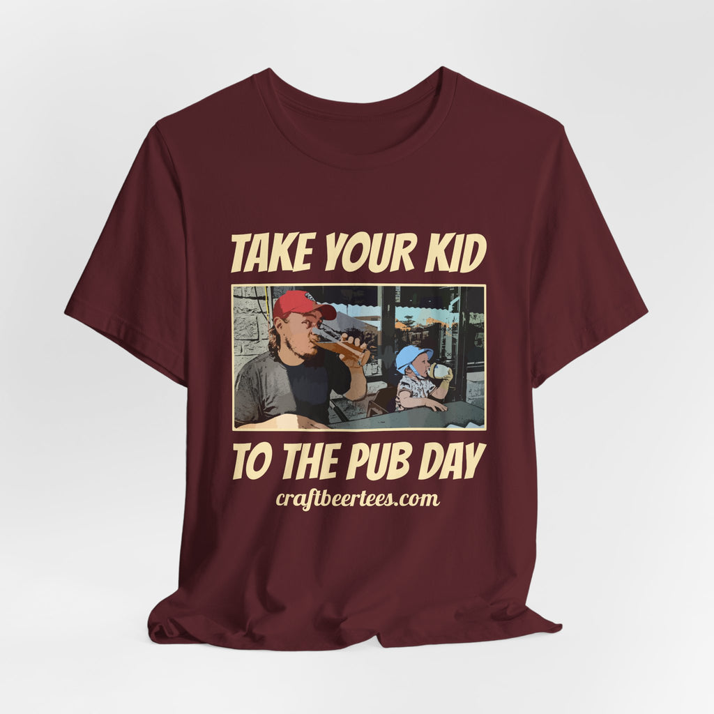 Craft Beer Tees T-Shirt - Kid To The Pub Day
