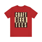 Craft Beer Tees T-Shirt - Retro Block Logo