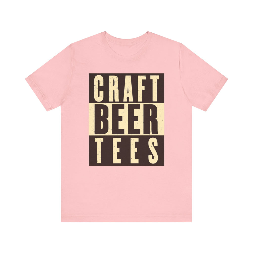 Craft Beer Tees T-Shirt - Retro Block Logo