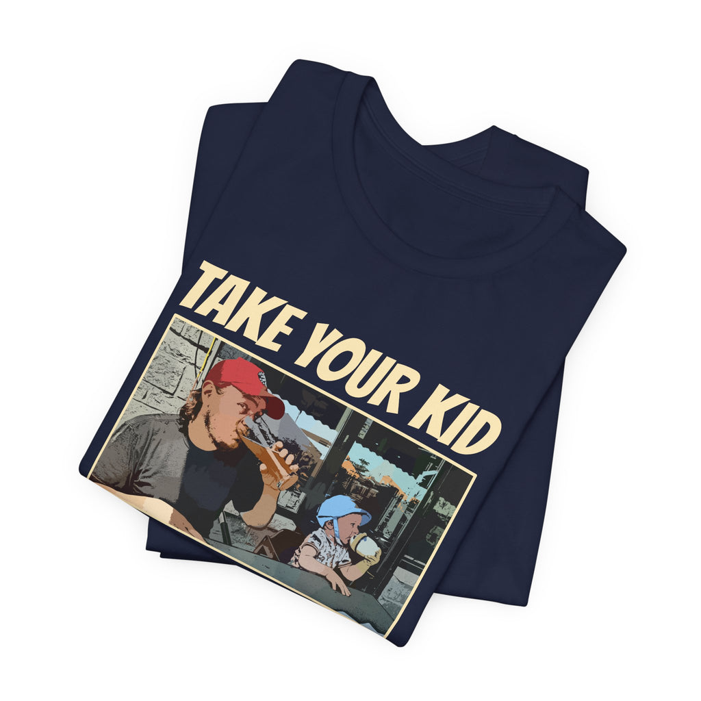 Craft Beer Tees Tshirt - Take Your Kid To The Pub Day 2 Sides