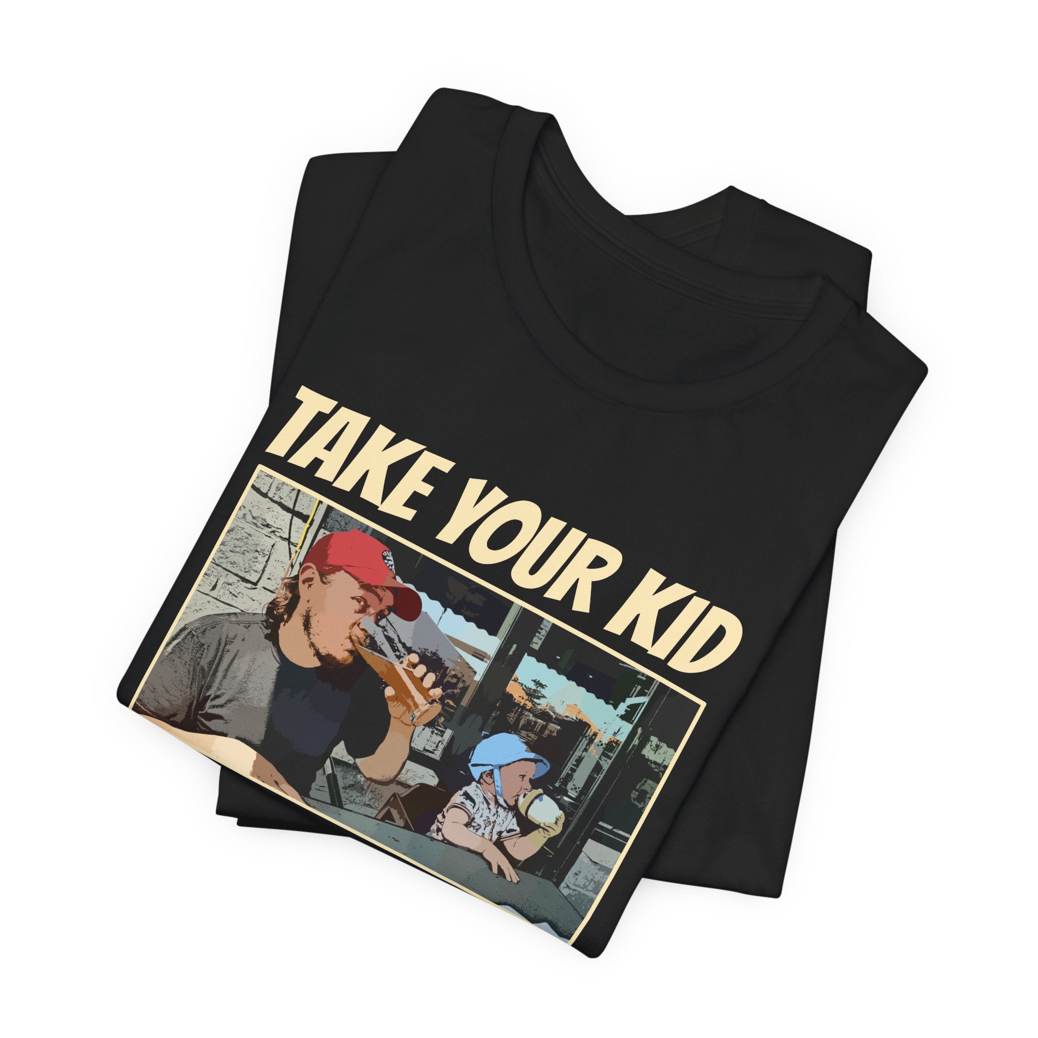 Craft Beer Tees Tshirt - Take Your Kid To The Pub Day 2 Sides