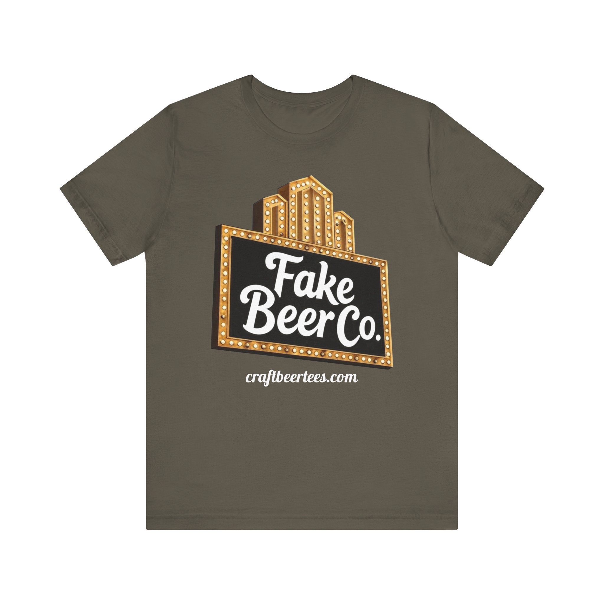 Fake Beer Co. T Shirt - Marquee Logo