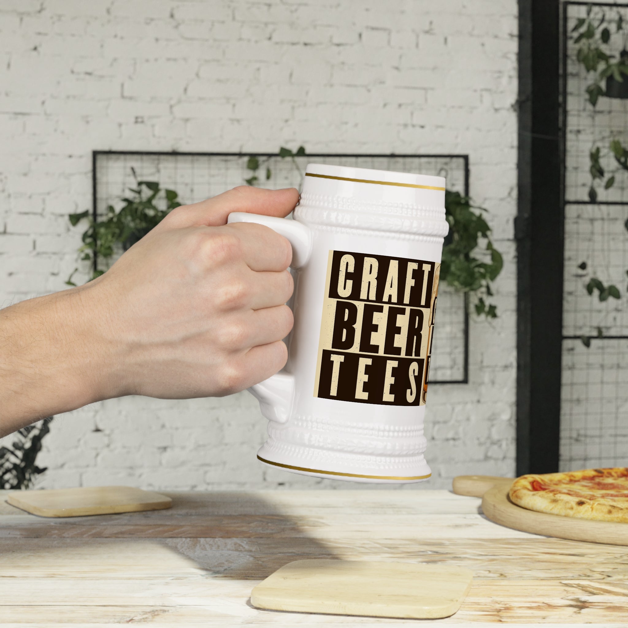 Craft Beer Tees Stein - Wraparound Logo