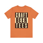 Craft Beer Tees T-Shirt - Retro Block Logo