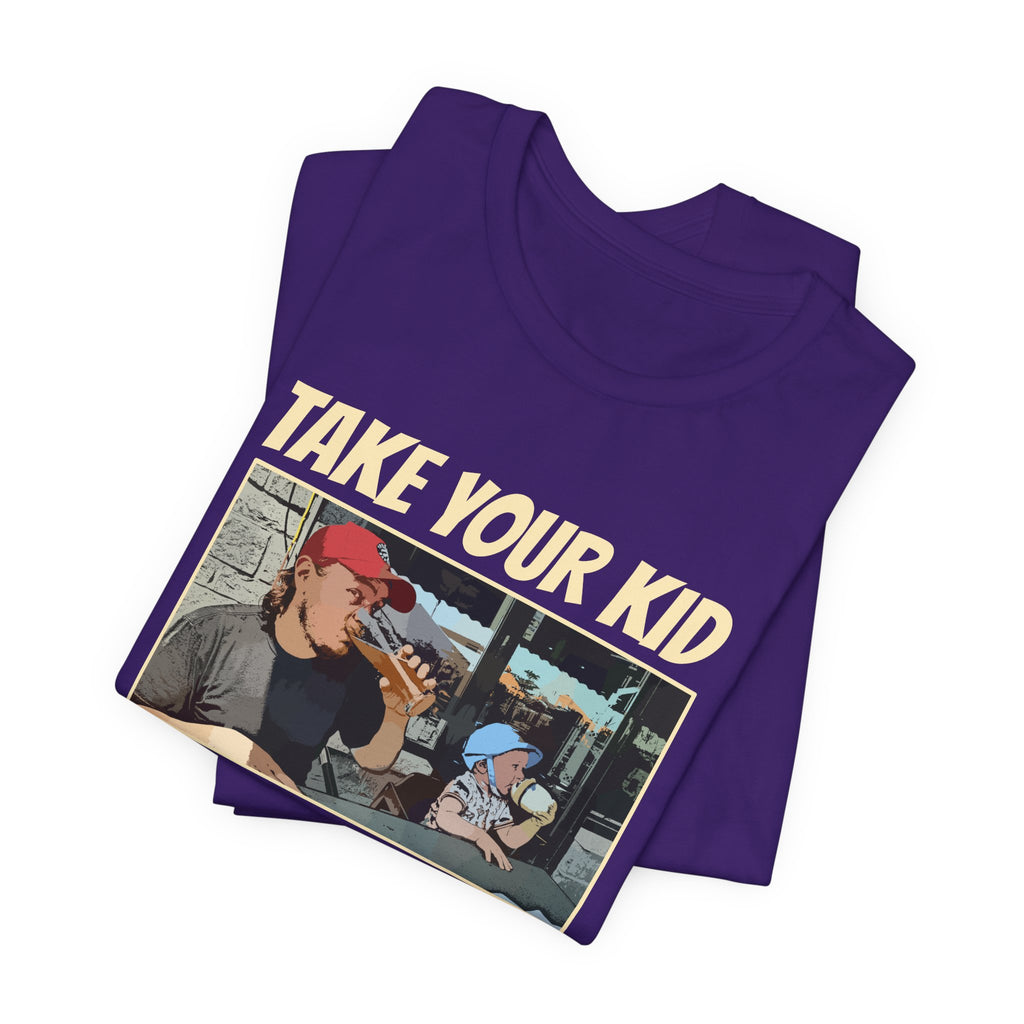 Craft Beer Tees Tshirt - Take Your Kid To The Pub Day 2 Sides