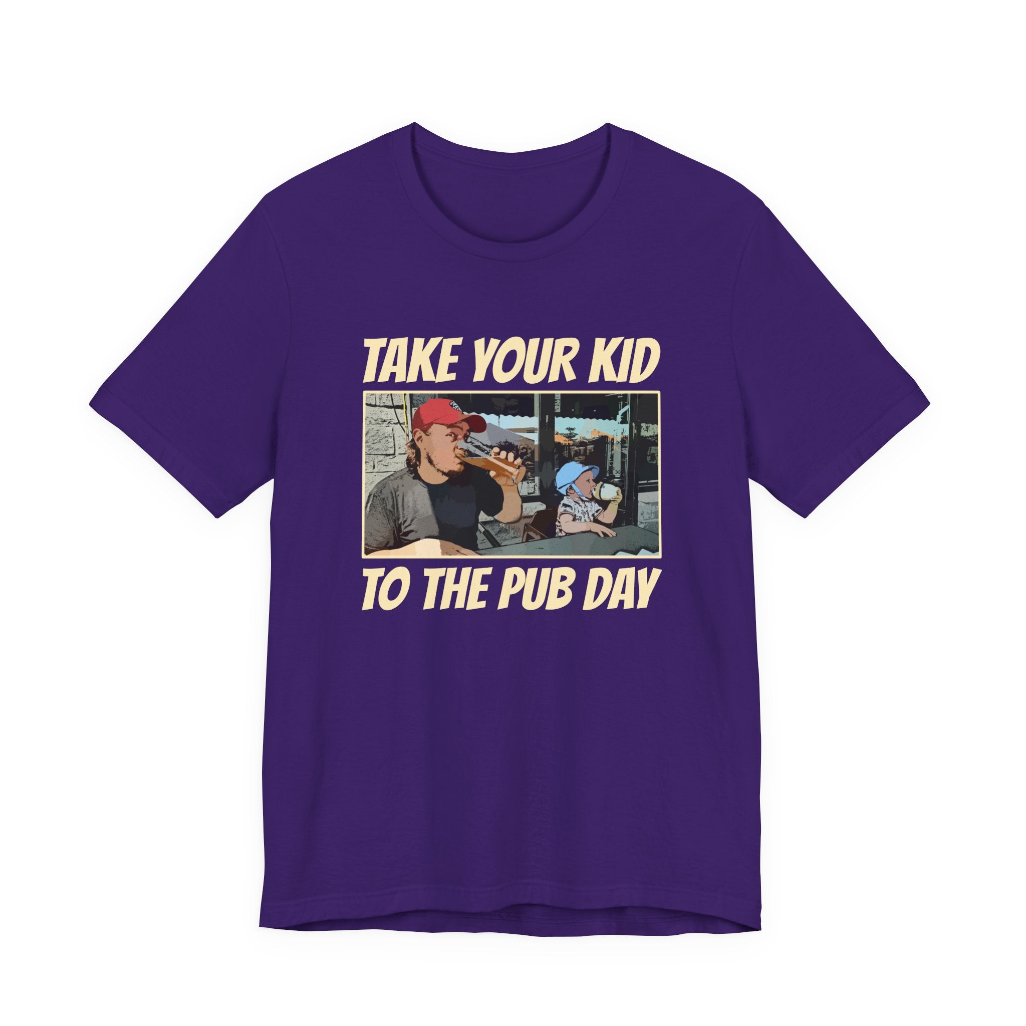 Craft Beer Tees Tshirt - Take Your Kid To The Pub Day 2 Sides