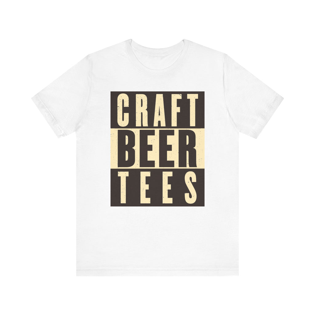 Craft Beer Tees T-Shirt - Retro Block Logo