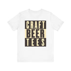 Craft Beer Tees T-Shirt - Retro Block Logo