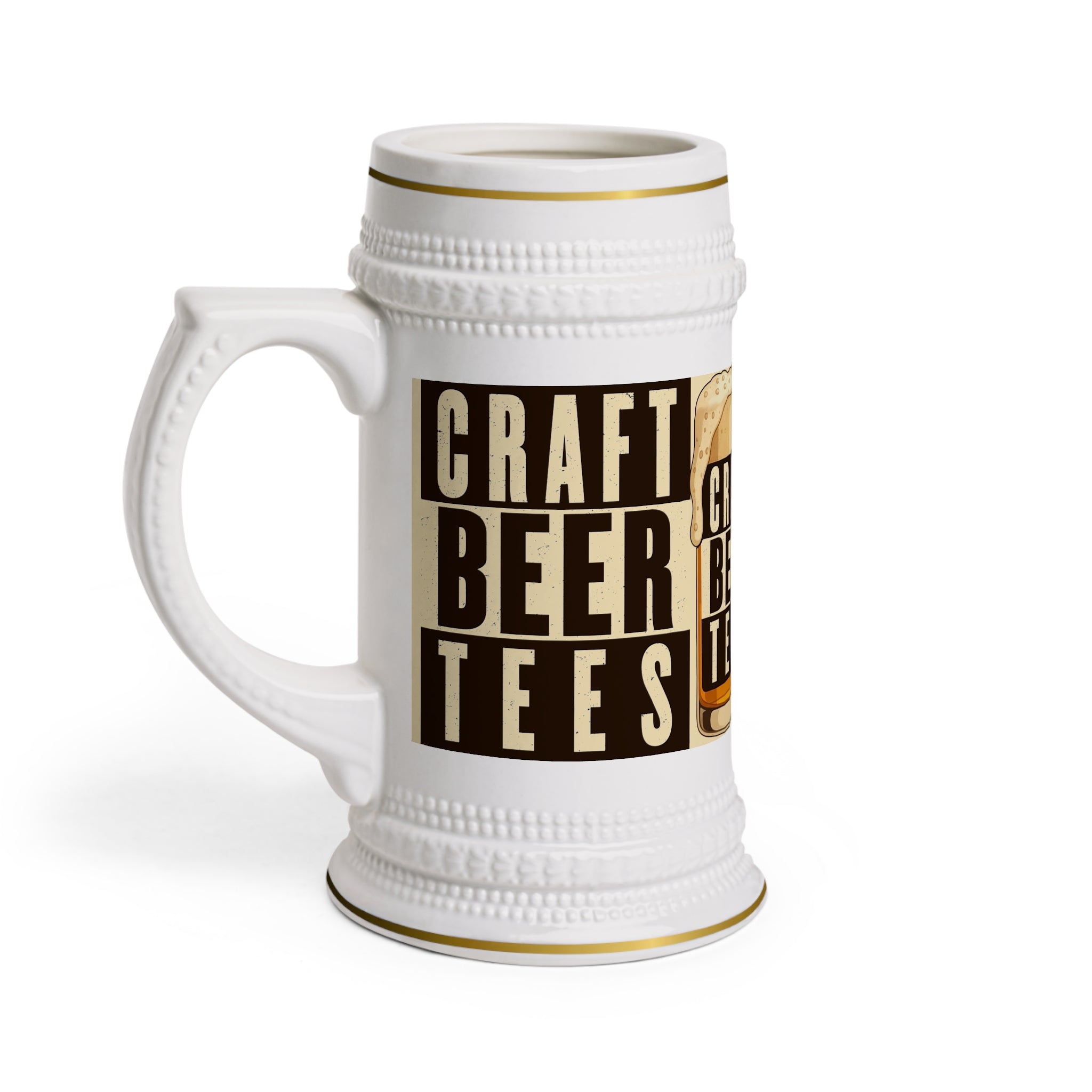 Craft Beer Tees Stein - Wraparound Logo