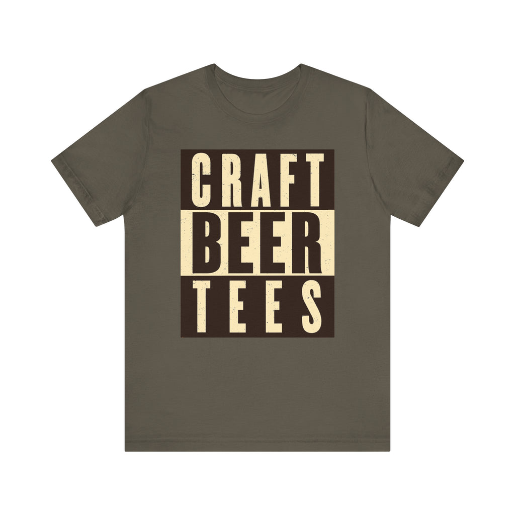 Craft Beer Tees T-Shirt - Retro Block Logo