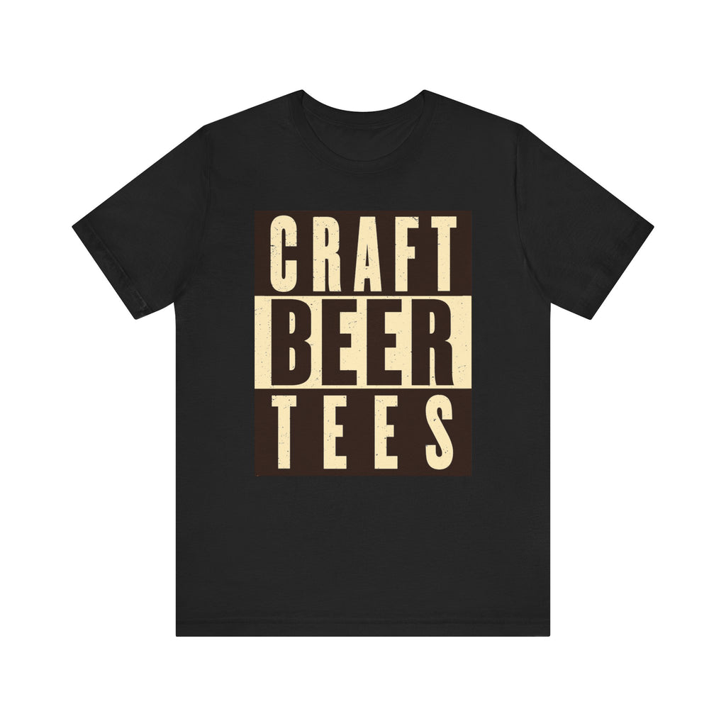 Craft Beer Tees T-Shirt - Retro Block Logo